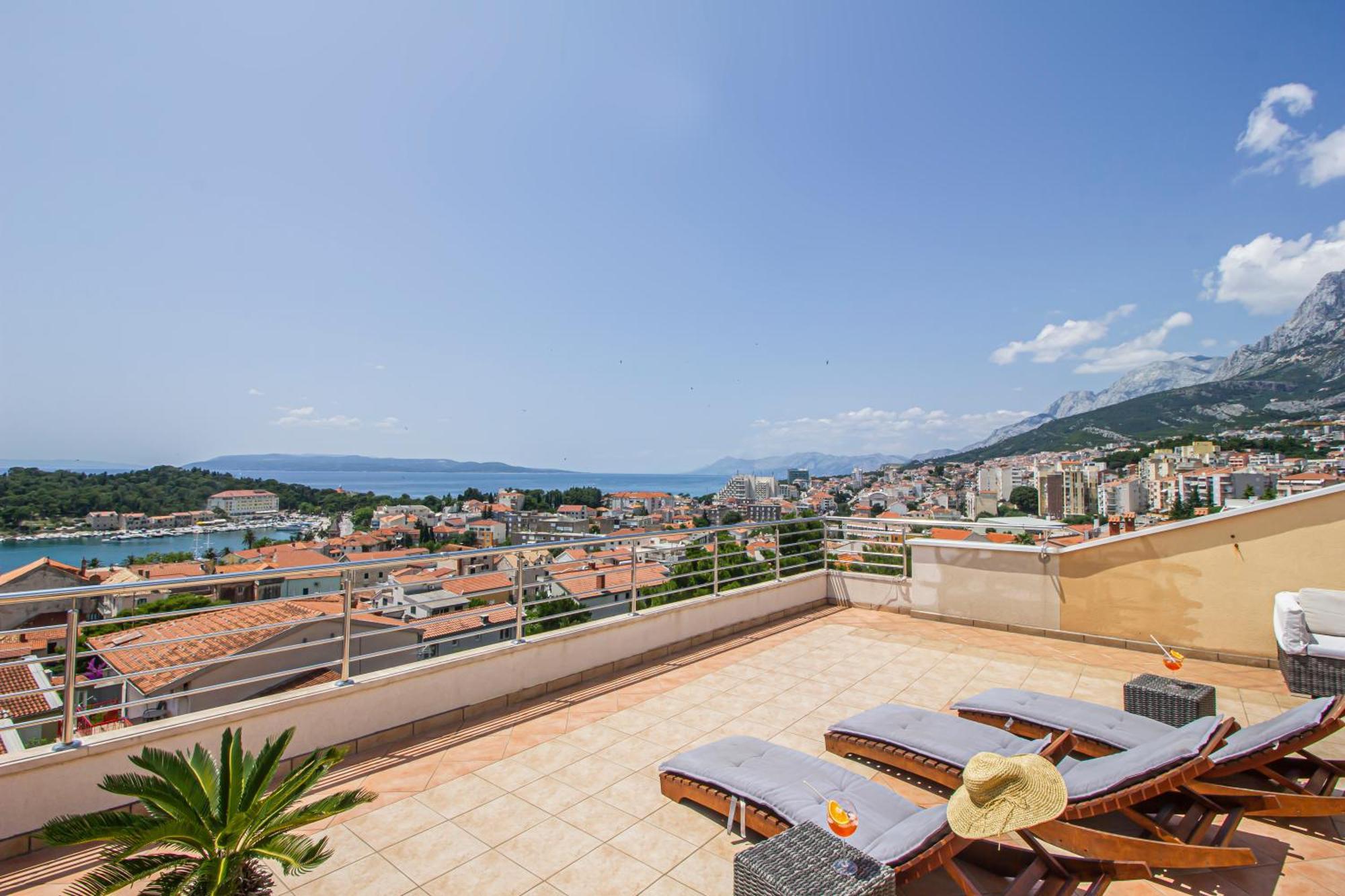 Apartments Villa Flamingo Makarska Dış mekan fotoğraf